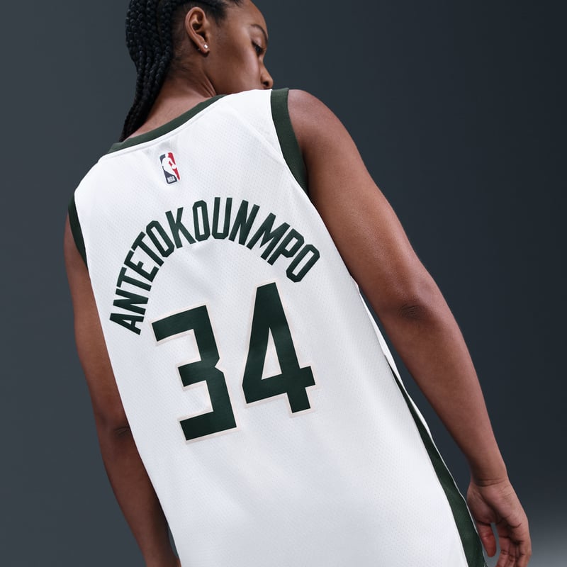 Nike Milwaukee Bucks Association Edition Dri-FIT NBA Swingman DN2084-100 04