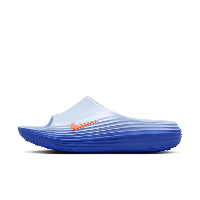 Nike ReactX Rejuven8 Slides sneakers "Hydrogen Blue & Total Orange" | Herre | Sportstyle | 02 | SPORTSHOWROOM