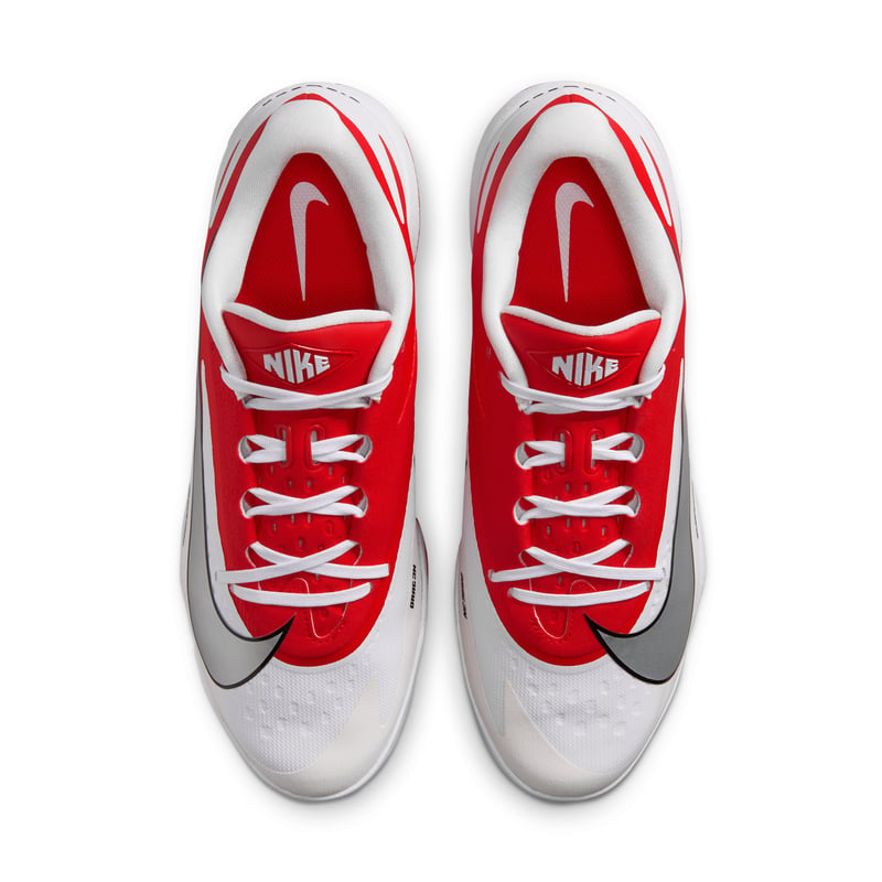 Nike Diamond Standout MTL baseballsko "White & University Red" | Herre | Baseball | 04 | SPORTSHOWROOM
