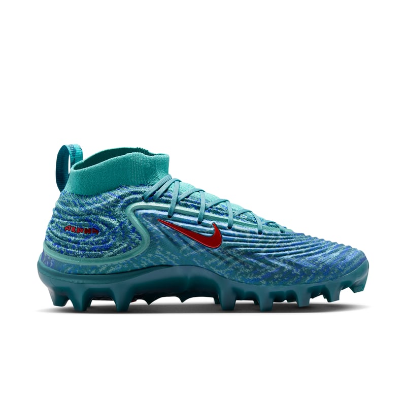 Scarpe da football Nike Alpha Menace 5 Elite "Mineral Teal & Bright Crimson" | Uomo | Football americano | 03 | SPORTSHOWROOM