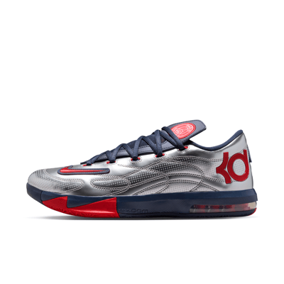 Košarkarski copati Nike KD 6 x Paris Saint-Germain "Metallic Silver & College Navy" | Moški | Košarka | 01 | SPORTSHOWROOM