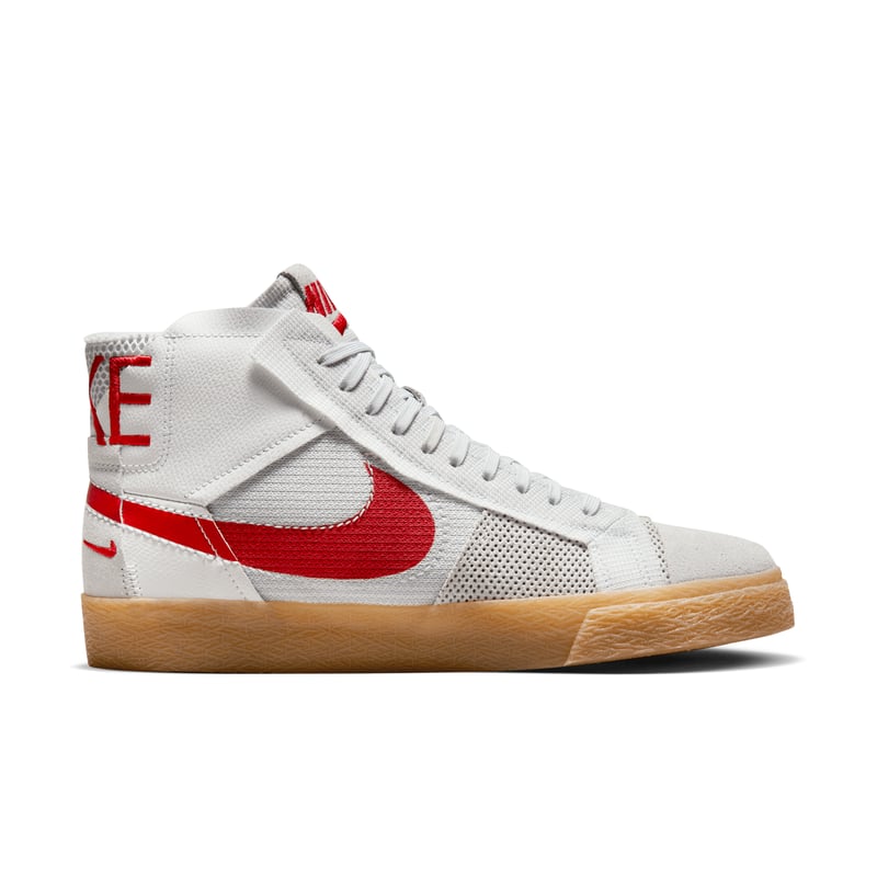 Nike sb cheap blazer white red