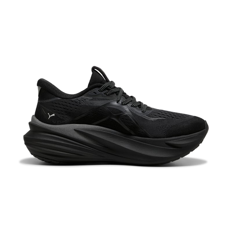 PUMA MagMax NITRO 2 Brightstride juoksukengät "Black & Silver" | Naiset | Juoksu | 03 | SPORTSHOWROOM