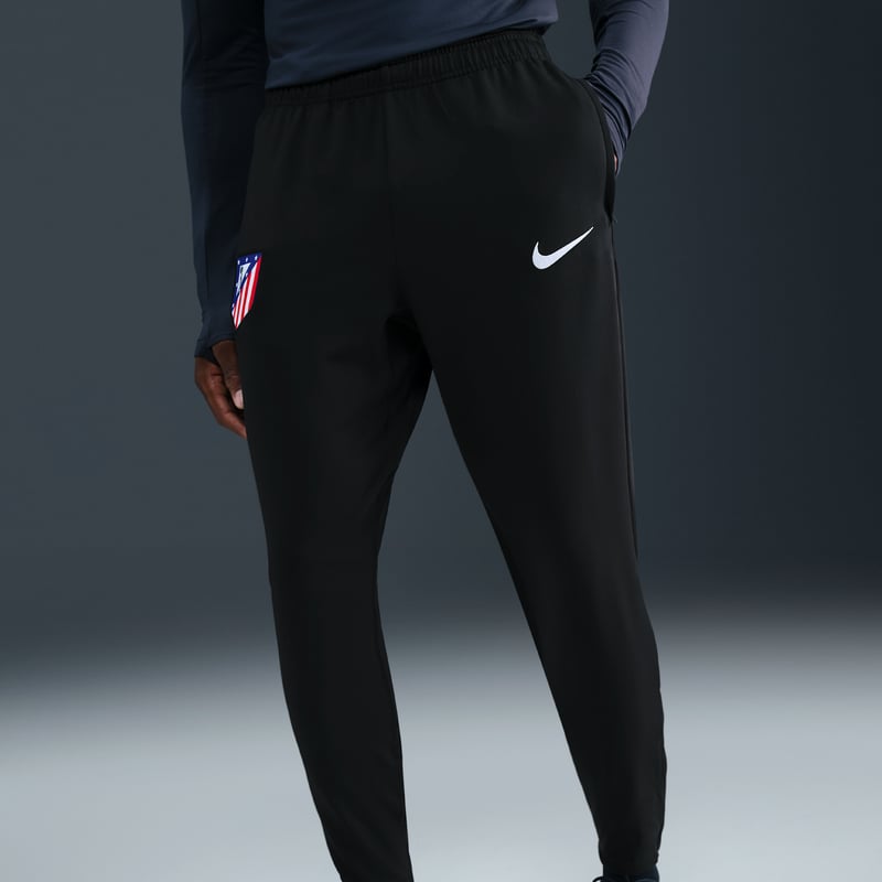 Nike Atlético Madrid Strike Third Dri-FIT Total 90 Knit Pants "Black & Sport Red" | Men | Football | 02 | SPORTSHOWROOM