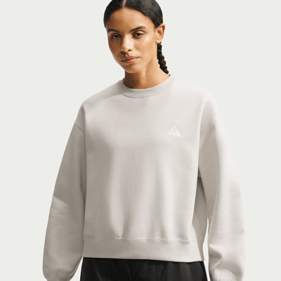 Sweat Nike ACG 'Tuff Fleece' Women's Therma-FIT Crew-Neck "Light Orewood Brown" | Femme | | 01 | SPORTSHOWROOM