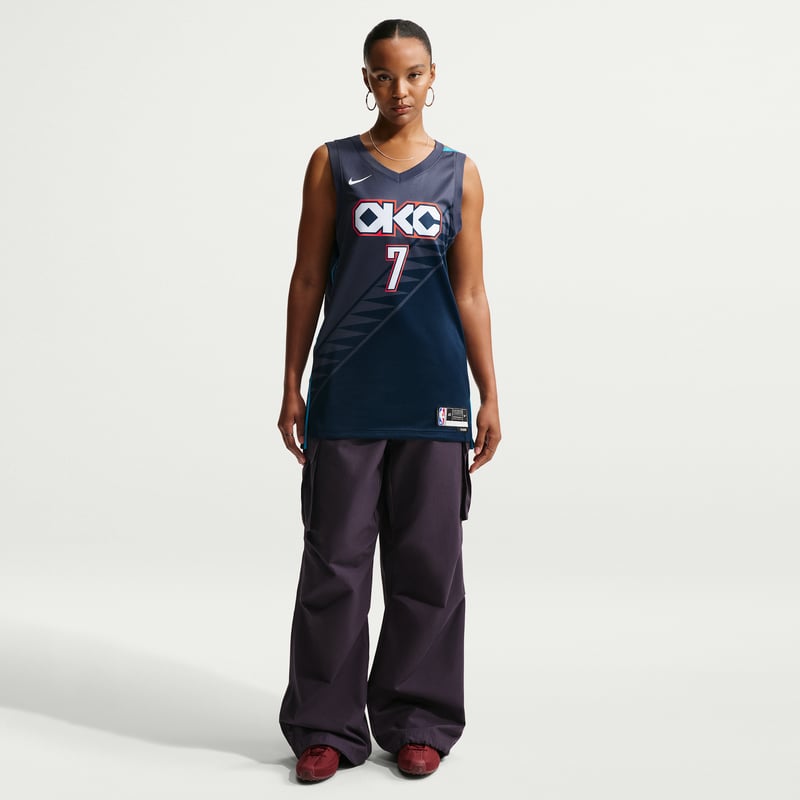 Nike Oklahoma City Thunder City Edition NBA Swingman Chet Holmgren HM5990-438 06