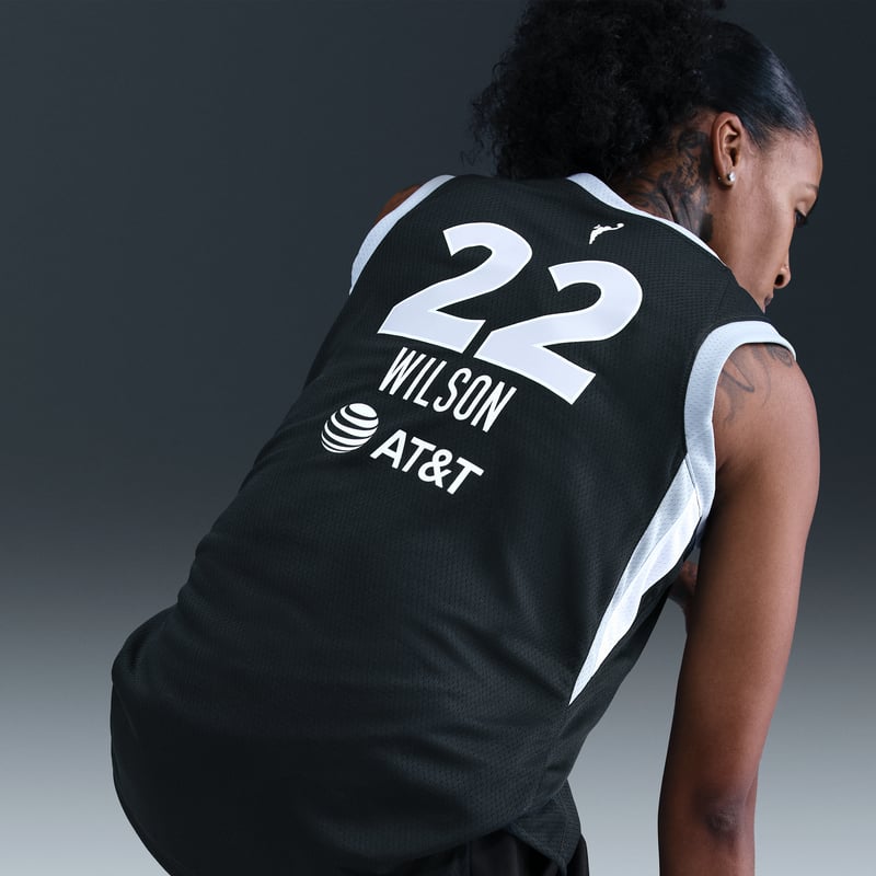 Tricko Nike A'ja Wilson Las Vegas Aces Dri-FIT WNBA Victory "Black & Flat Silver" | Ženy | Basketbal | 04 | SPORTSHOWROOM