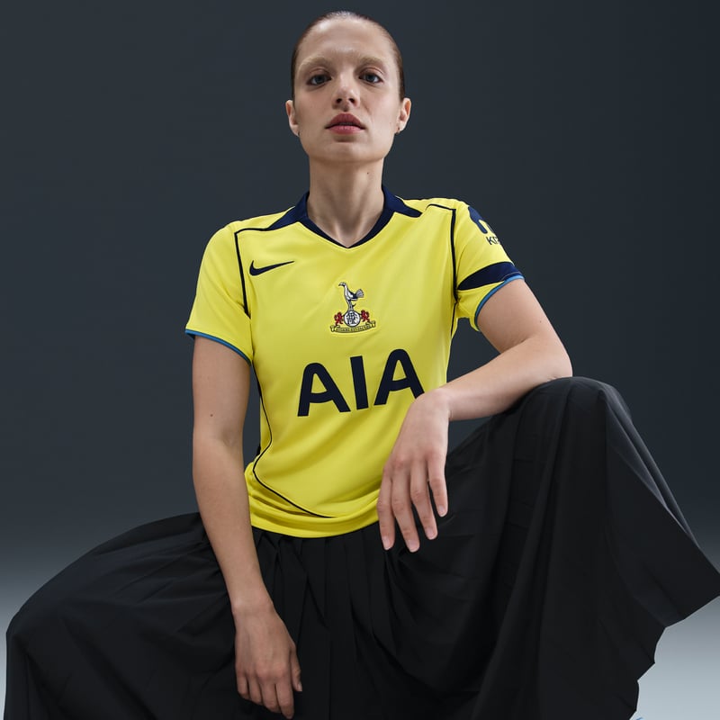 Nike Tottenham Hotspur 2025/26 Stadium Third Dri-FIT Total 90 Replica Shirt "Dynamic Yellow & Blue Void" | Women | Football | 03 | SPORTSHOWROOM