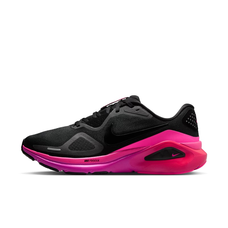 Nike Structure 26 ‘After Dark Tour’ hardloopschoenen "Black & Hyper Pink" | Dames | Hardlopen | 01 | SPORTSHOWROOM