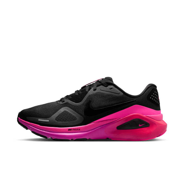 Nike Structure 26 ‘After Dark Tour’ hardloopschoenen "Black & Hyper Pink" | Dames | Hardlopen | 01 | SPORTSHOWROOM