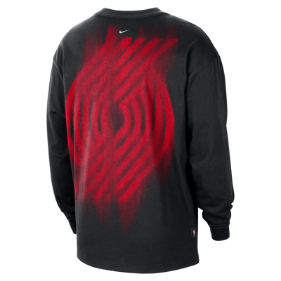 Nike Portland Trail Blazers Standard Issue Top "Black" | Heren | Sportstyle | 01 | SPORTSHOWROOM