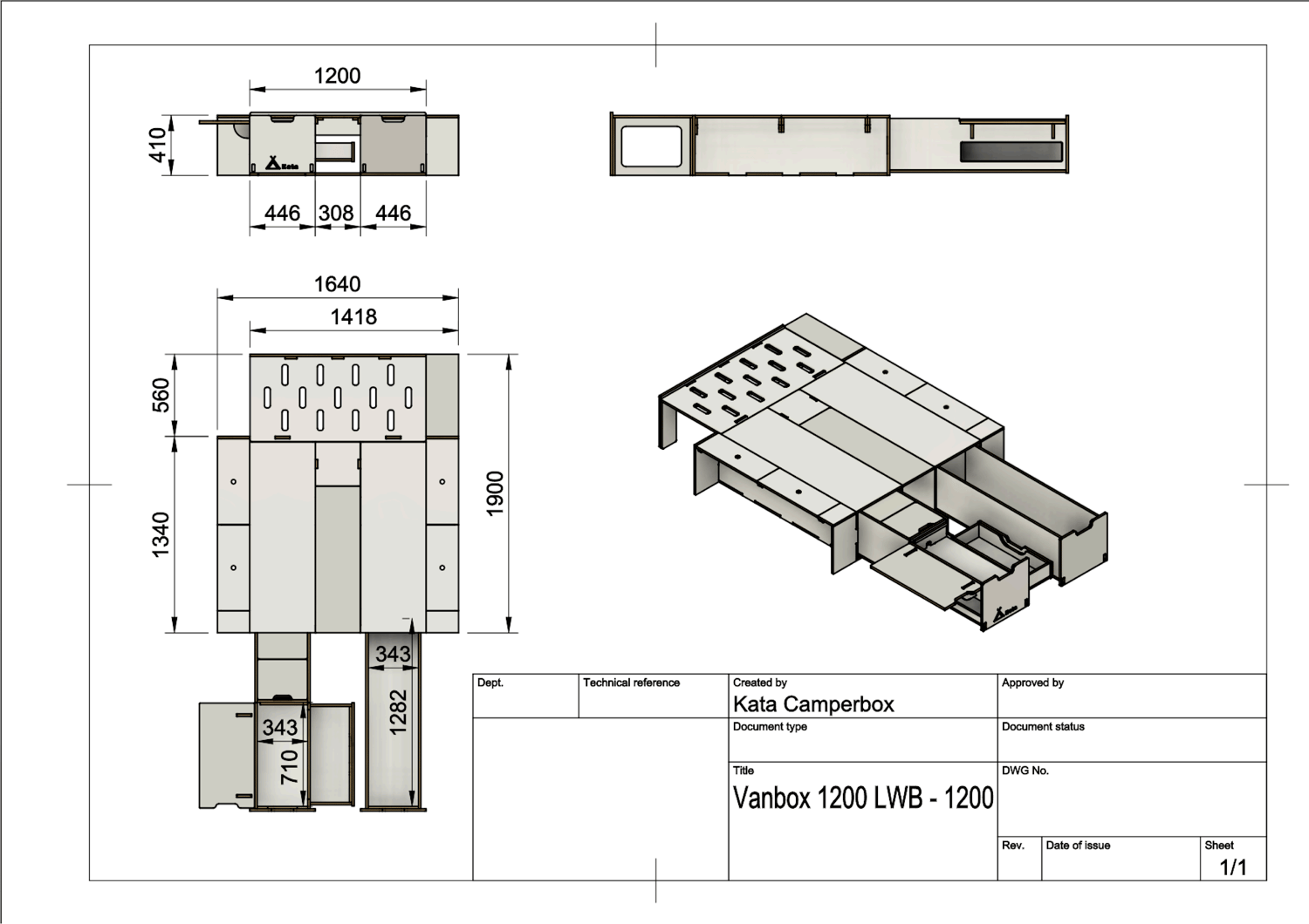 Vanbox 1200 LWB - 1200mm - Image 7