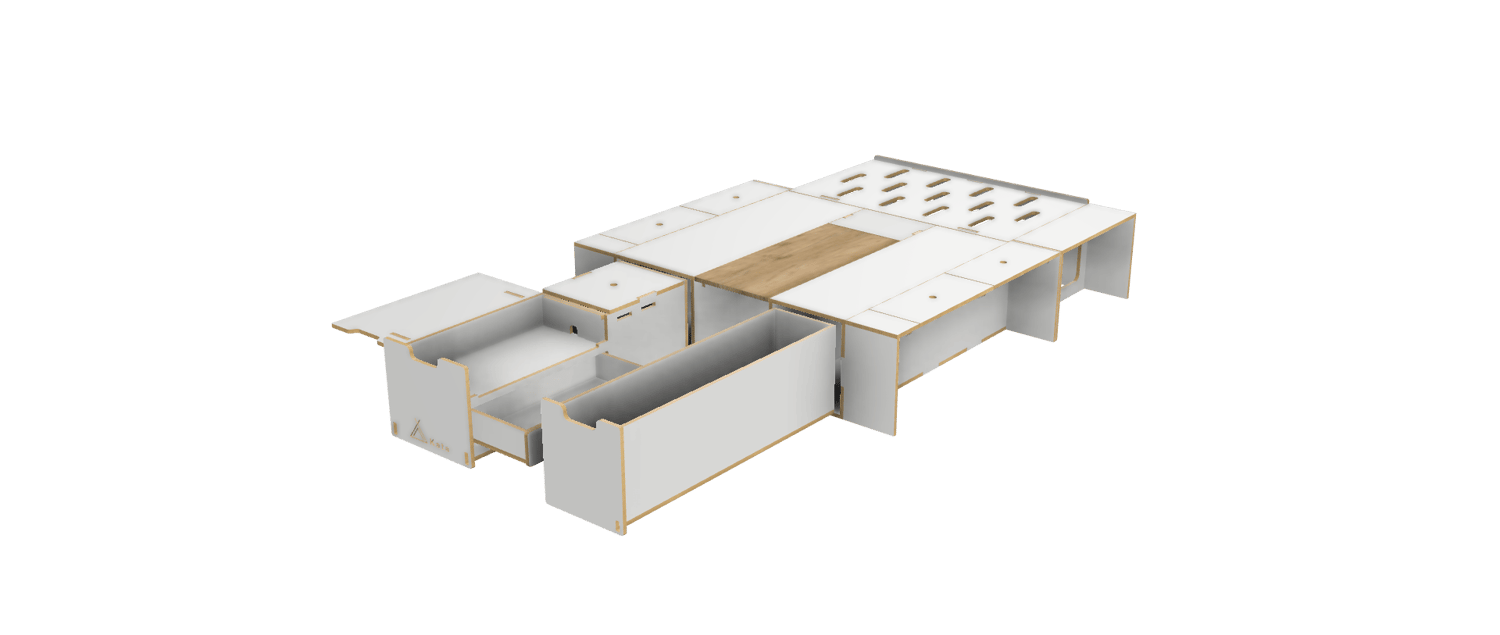 Vanbox 1200 SWB - 1200mm with Table - Image 3
