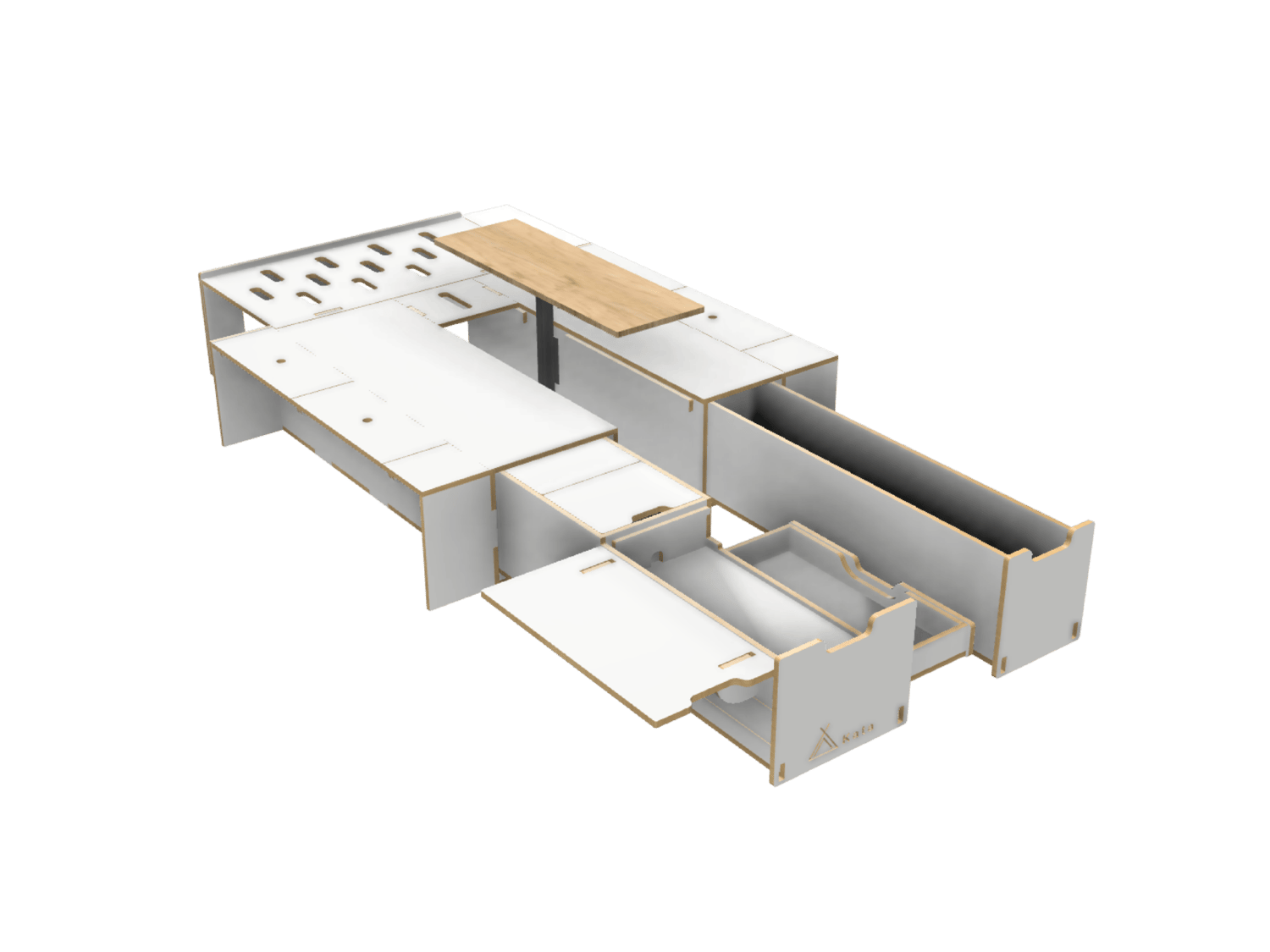 Vanbox 1100 LWB - 1200mm with Table - Image 2