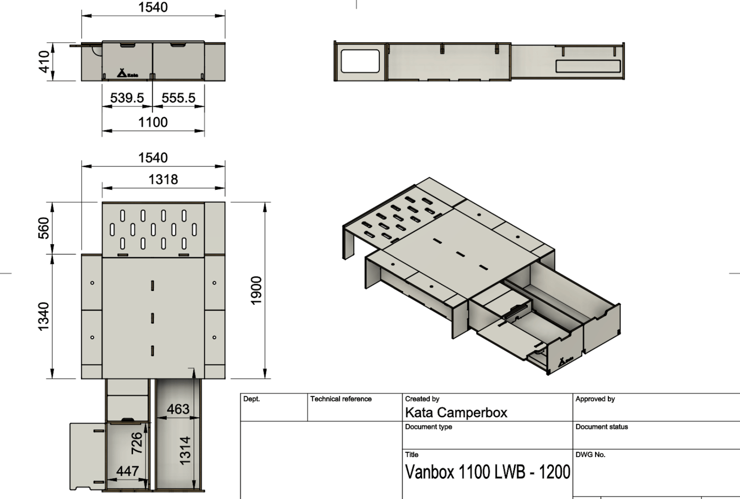 Vanbox 1100 LWB - 1200mm - Image 9