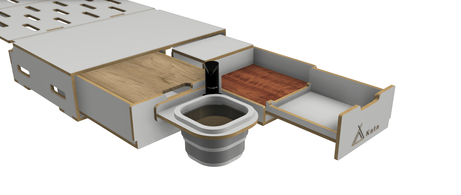 10L Bucket Holder and Dometic Water Tap - Image 2