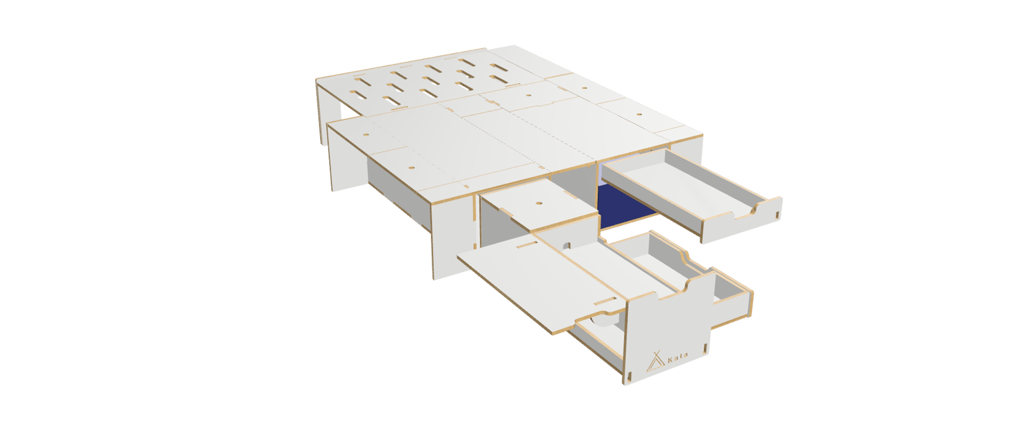 Vanbox 1200 SWB - 800mm Fridge Cavity - Image 5