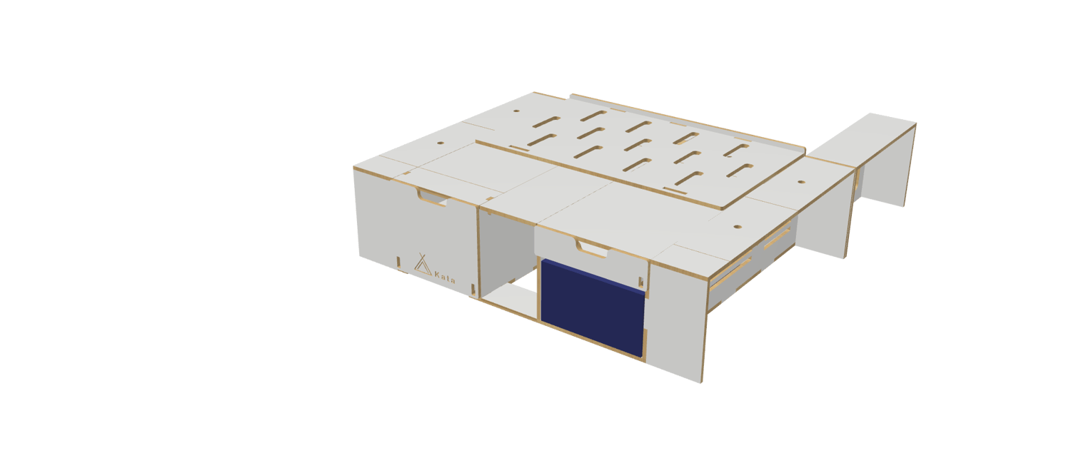 Vanbox 1200 SWB - 800mm Fridge Cavity - Image 3