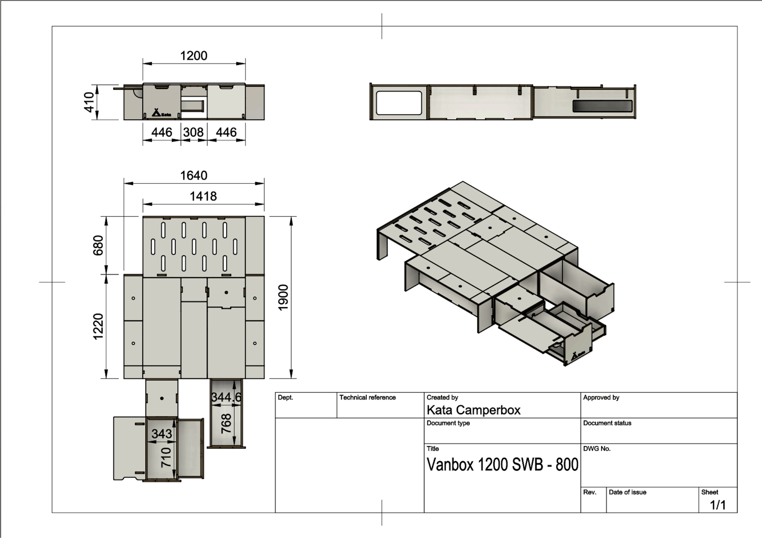 Vanbox 1200 SWB - 800mm - Image 7