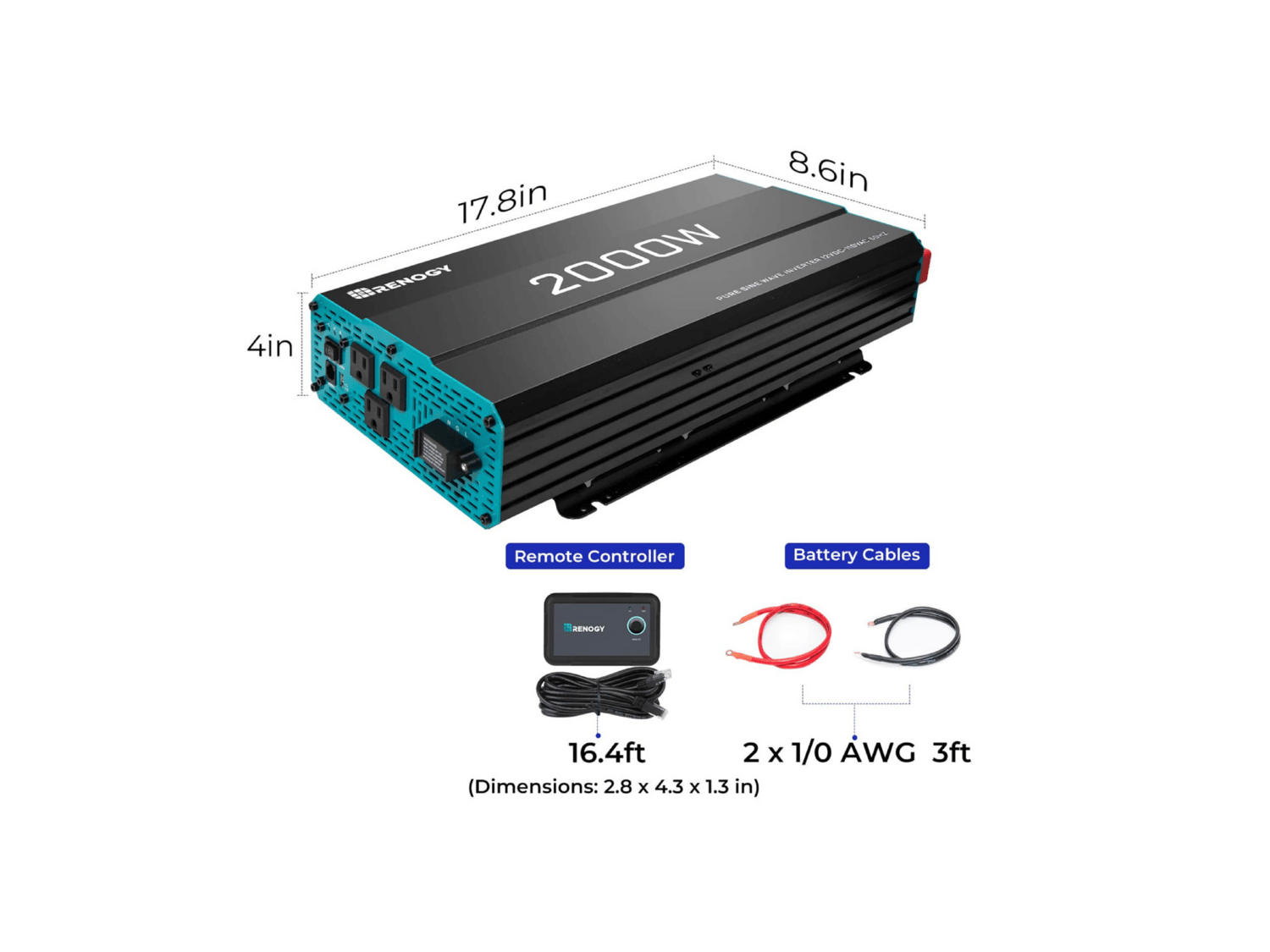 2000 W Renogy Inverter - Image 5