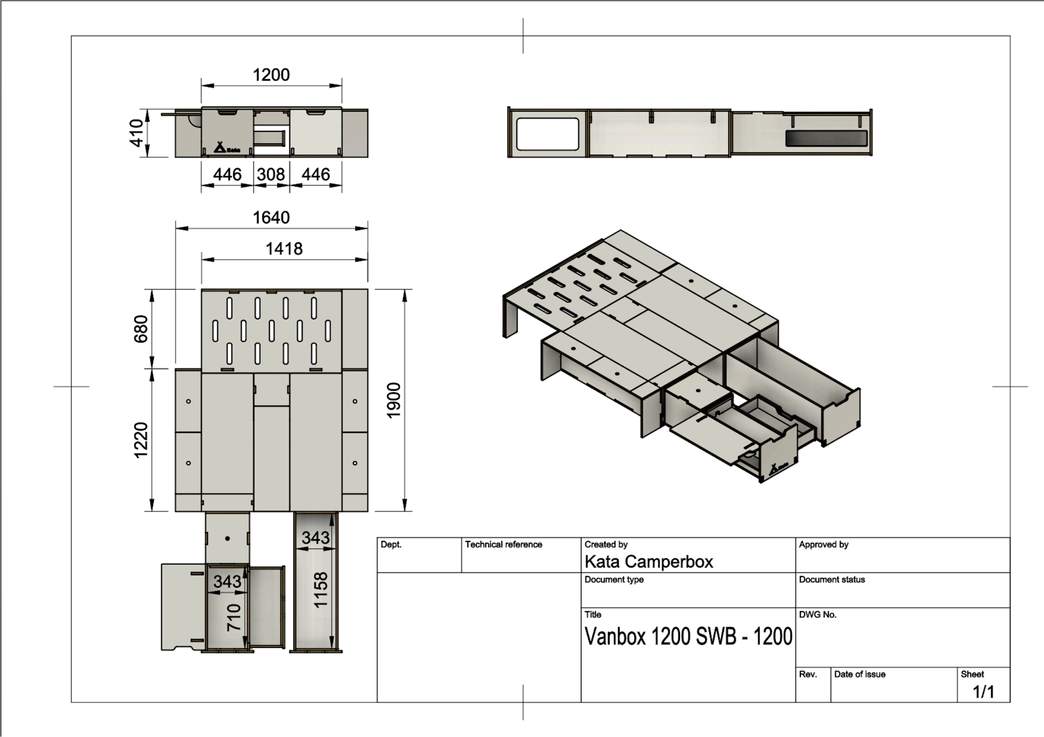Vanbox 1200 SWB - 1200mm - Image 7
