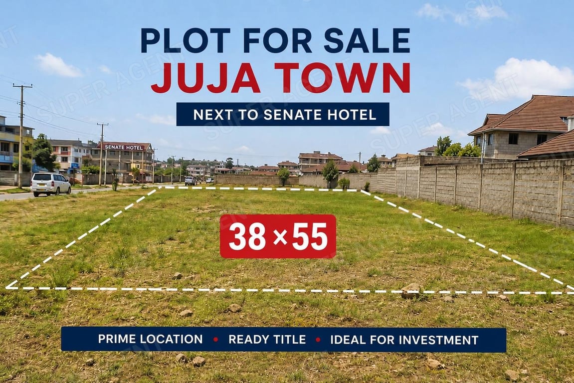 38*55 Commercial Plot for Sale in Juja Town Near JKUAT