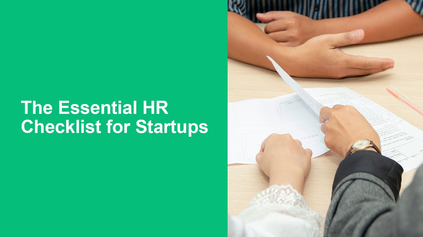 The Essential HR Checklist for Startups
