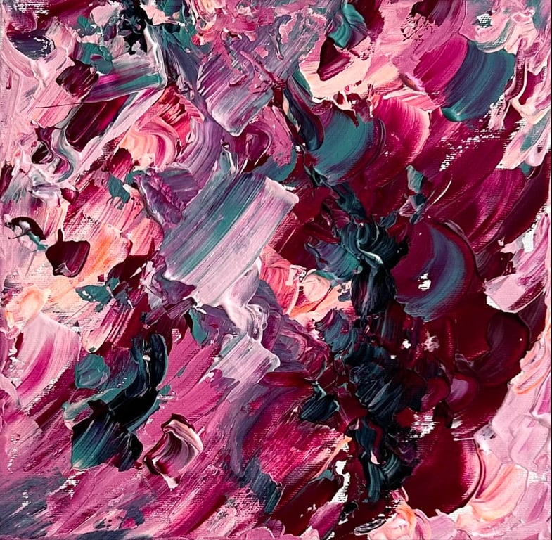 Pink Abstract by Nataliia Ivaniv