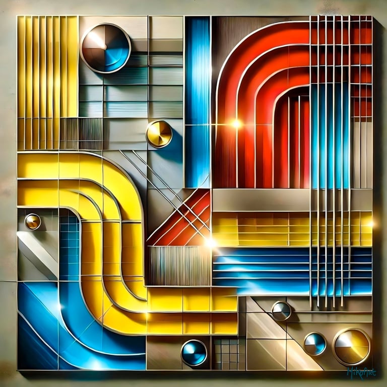 MikoArt-Liquid Gloss®-02/Series-80x80cm-0265 by MikoArt