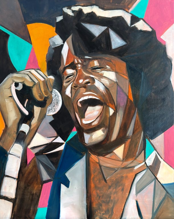 James Brown by Pierre Benjamin