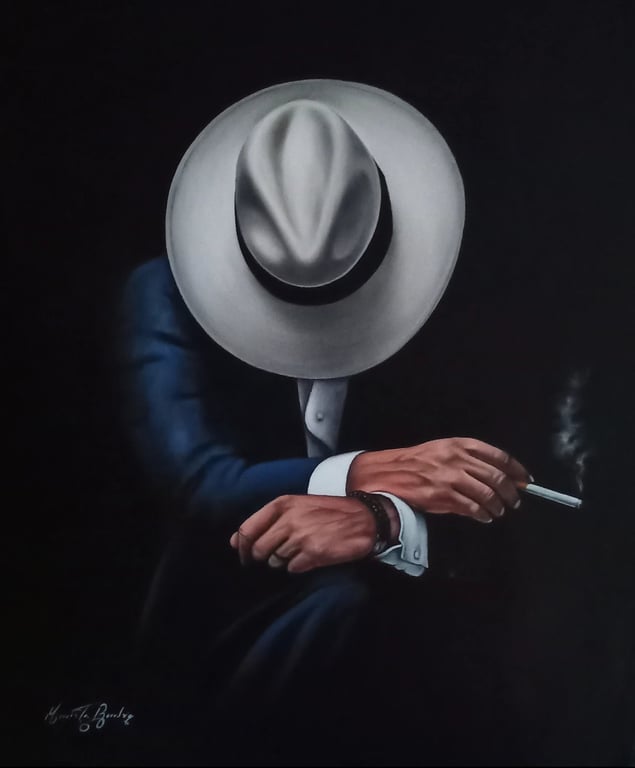 The silence of a man  by Macister Rodríguez 