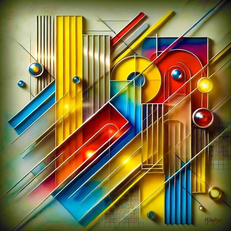 MikoArt-Liquid Gloss®-02/Series-80x80cm-0282 by MikoArt