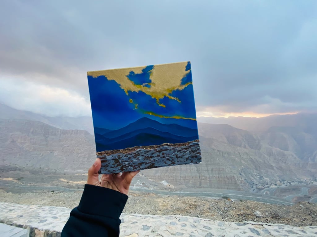 Sunrise in Jebel Jais  by Nasha Maryam