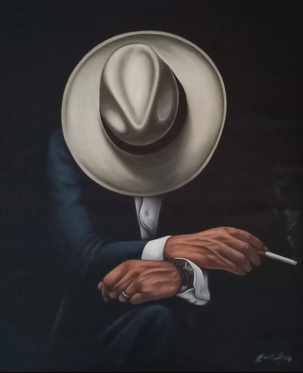 the silence of a man  by Macister Rodríguez 