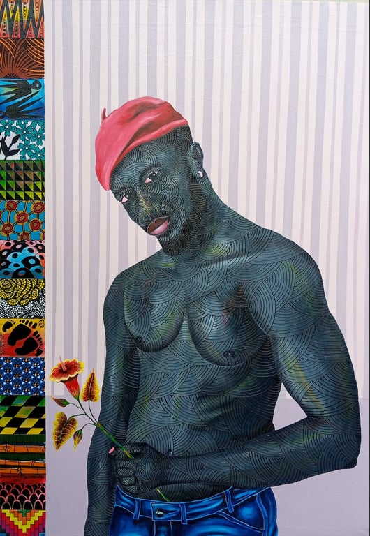 A ray of hope (III) by Babafemi Ogunkanmbi