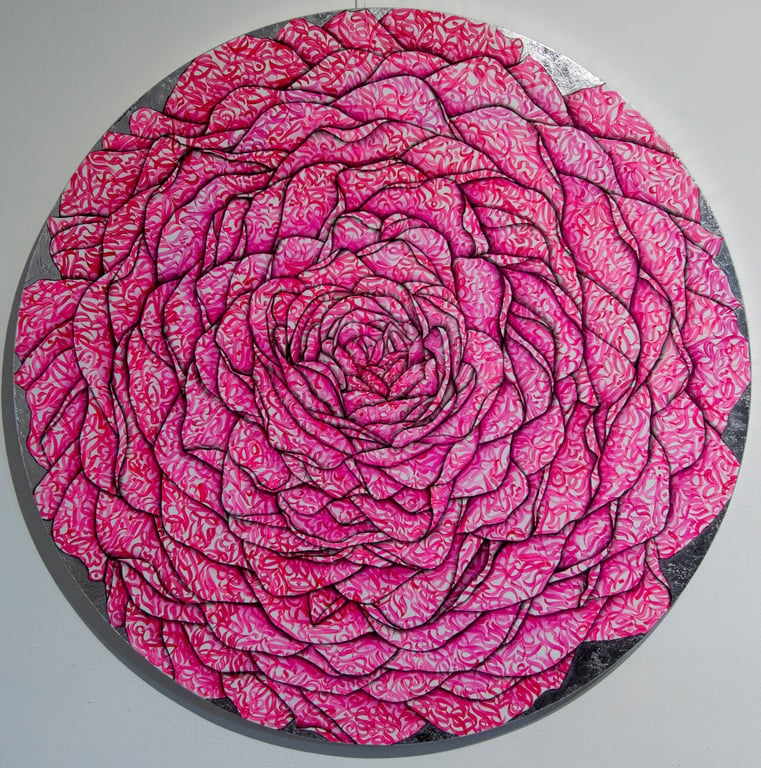 Damask Rose I by Afsaneh Moslehi
