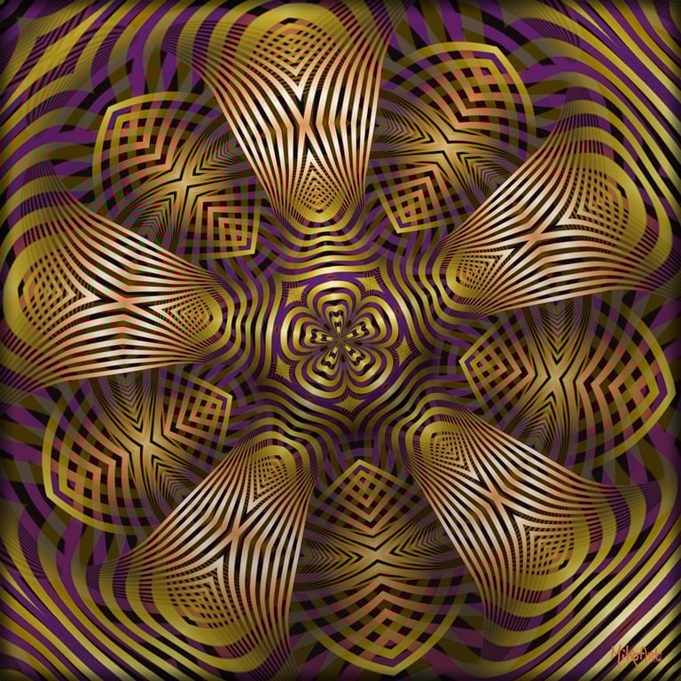  MikoArt-Liquid Gloss®-01/Series-80x80cm-0099  by MikoArt