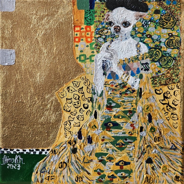 Golden Button by Alina Khozhan