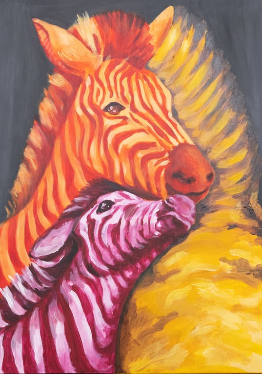 Zebras by Alina O'Dwyer