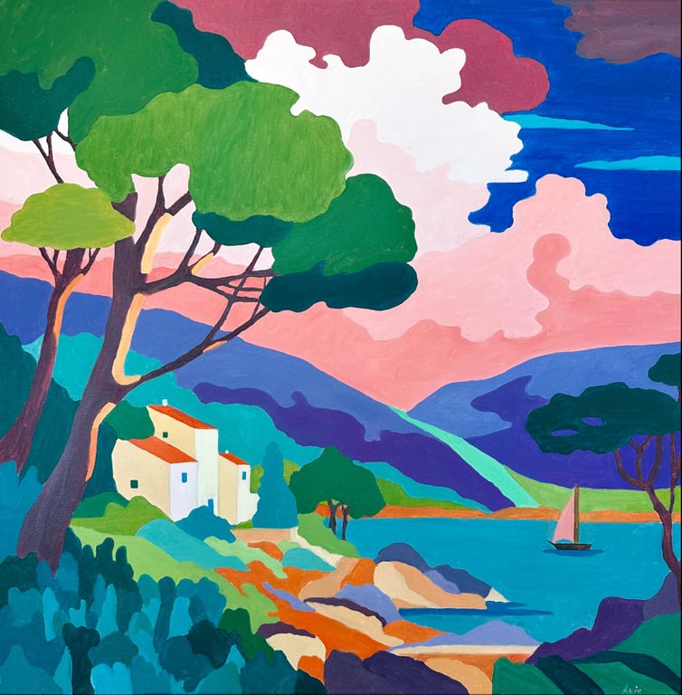 Bright Landscape by Irina Anis