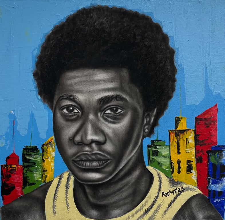 Face of Resilience 1 by Rapheal Akano