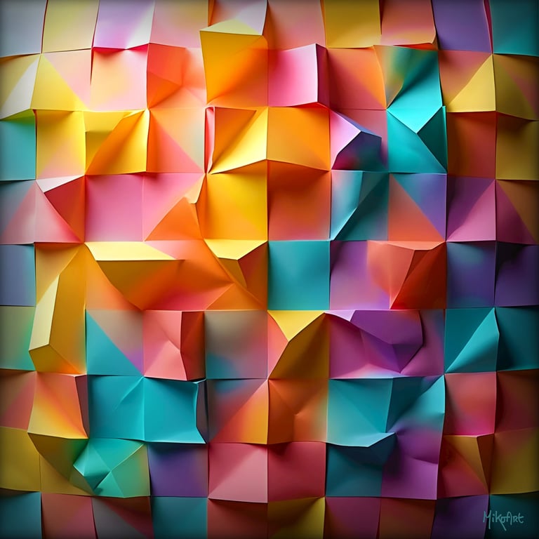 MikoArt-Liquid Gloss®-01/Series-80x80cm-0186 by MikoArt