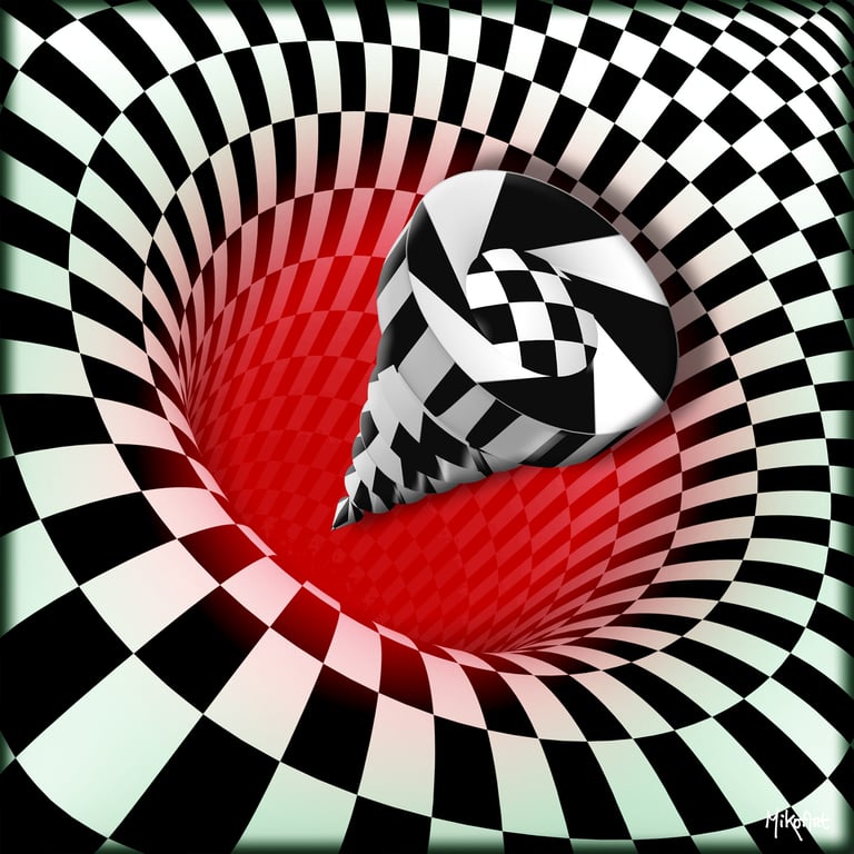 MikoArt-Liquid Gloss®-01/Series-80x80cm-0127 by MikoArt