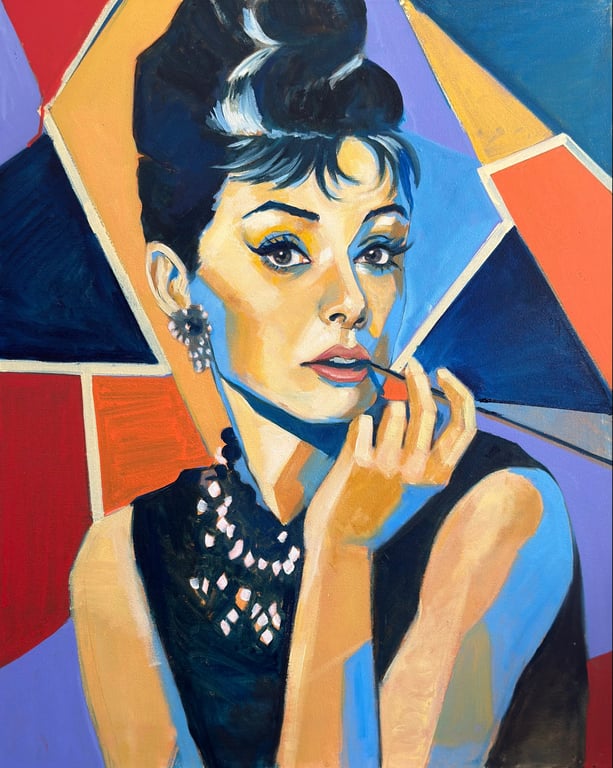 Audrey Hepburn by Pierre Benjamin
