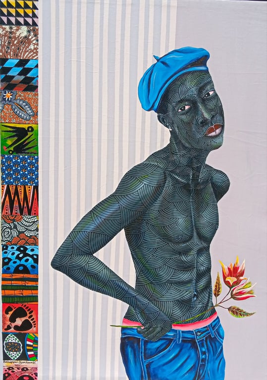 A ray of hope (ii) by Babafemi Ogunkanmbi