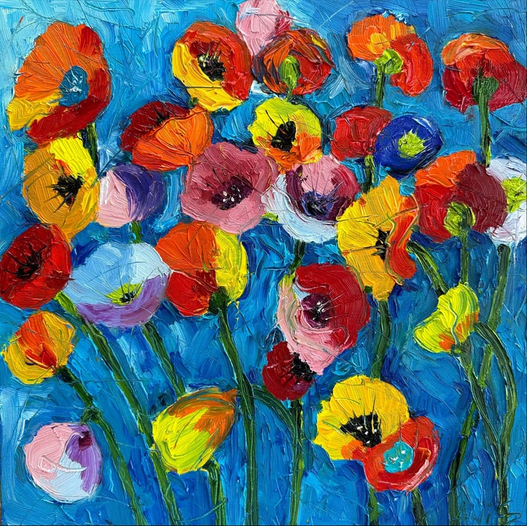 Colorful Poppies 