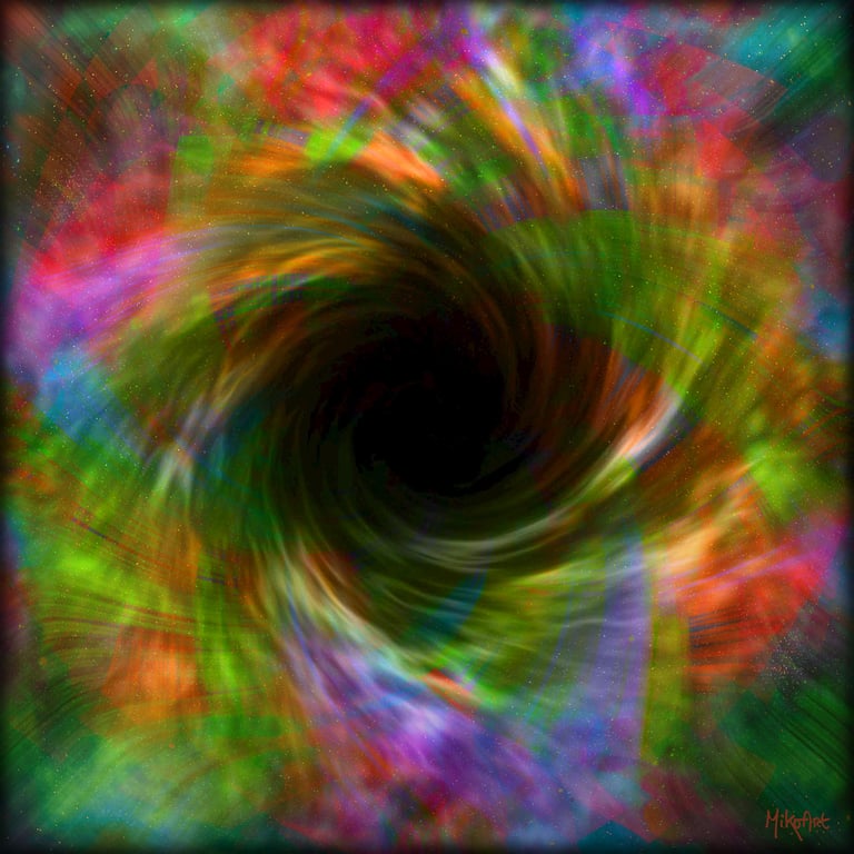 MikoArt-Liquid Gloss®-01/Series-80x80cm-0147 by MikoArt