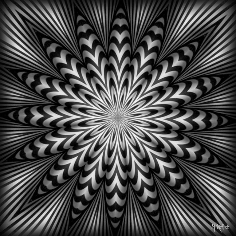 MikoArt-Liquid Gloss®-01/Series-80x80cm-0105 by MikoArt