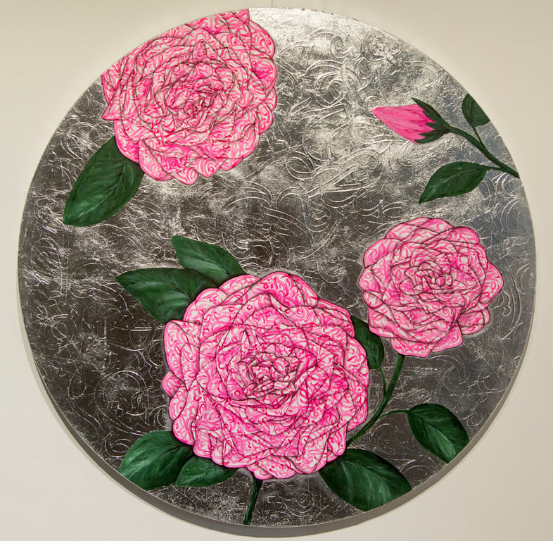 Damask Rose II by Afsaneh Moslehi
