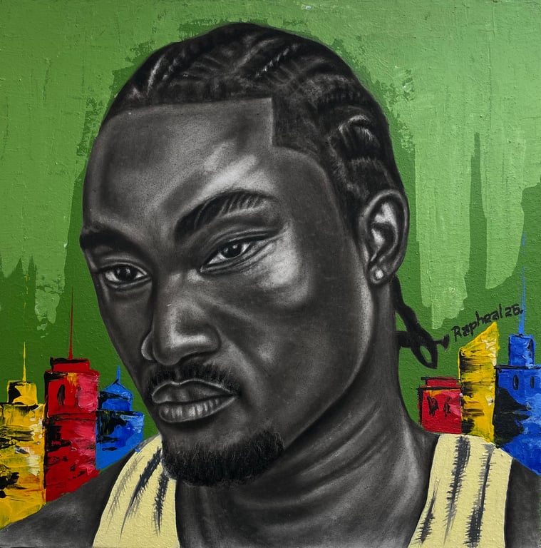 Face of Resilience 3 by Rapheal Akano